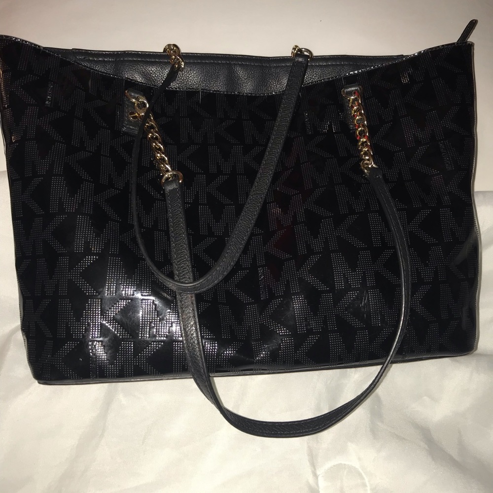 AUTHENTIC MK black signature bag